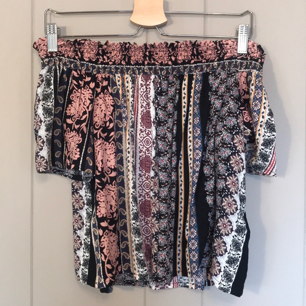 Topshop off the shoulder top